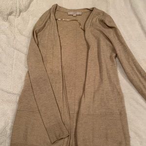 LOFT Beige Cardigan
